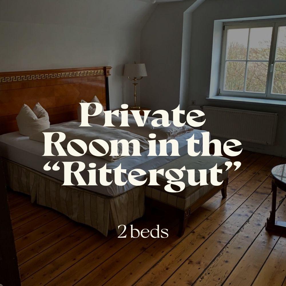PRIVATE Room | Rittergut with bath | 2 Beds